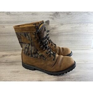 Carolina Camo Gore Tex Thinsulate Boots Mens 10 EE Leather Hunting Hiking